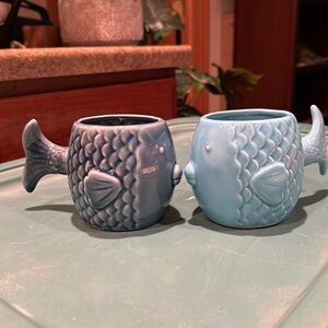 Ceramic Fish Mug Set